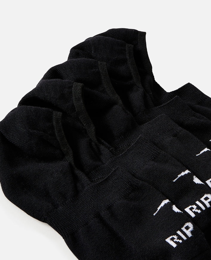 INVISI SOCK 5 PK - black