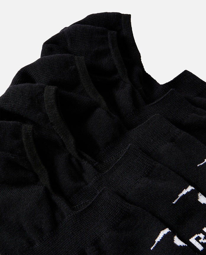 INVISI SOCK 5 PK - black