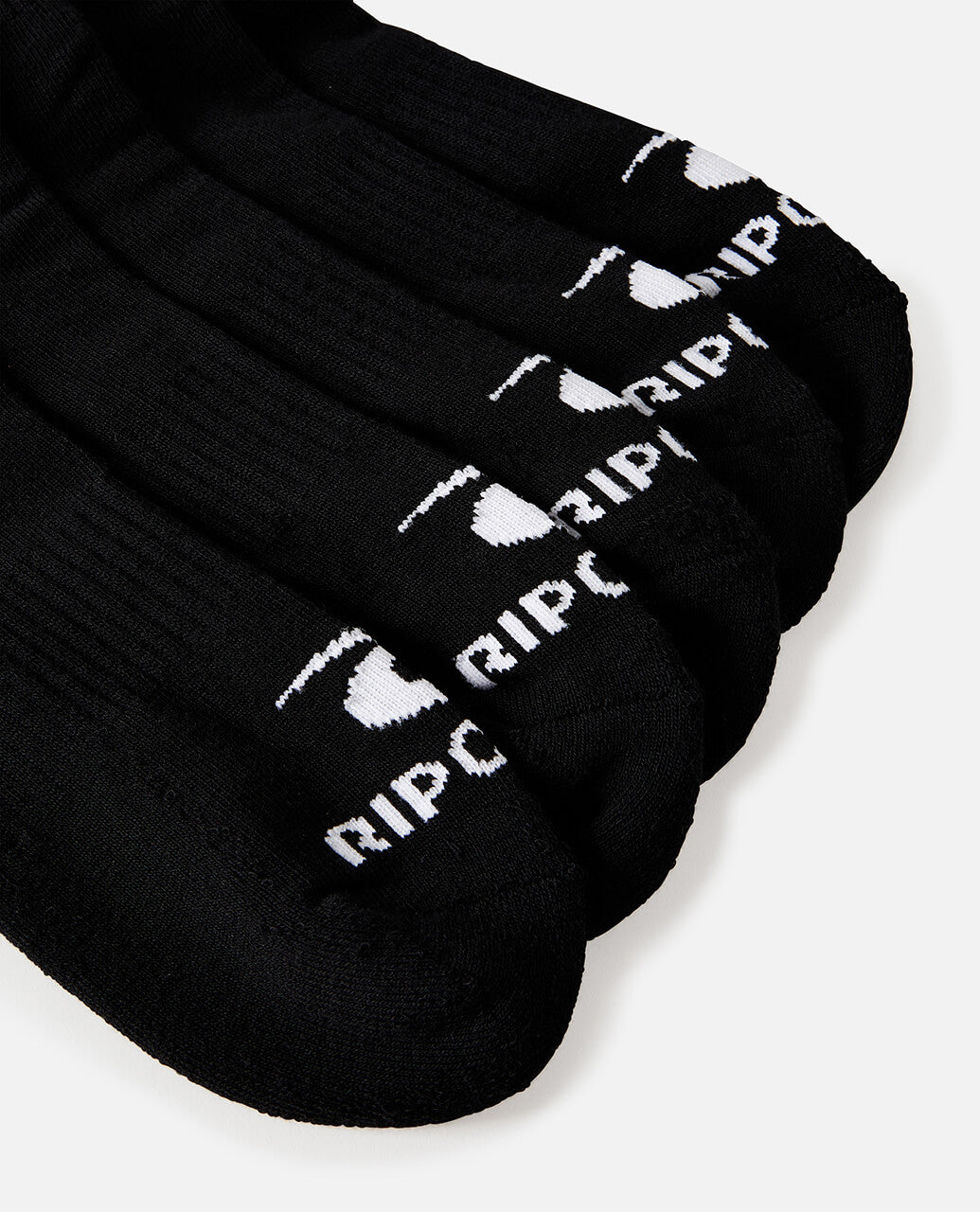 BRAND ANKLE SOCK 5 PK - black