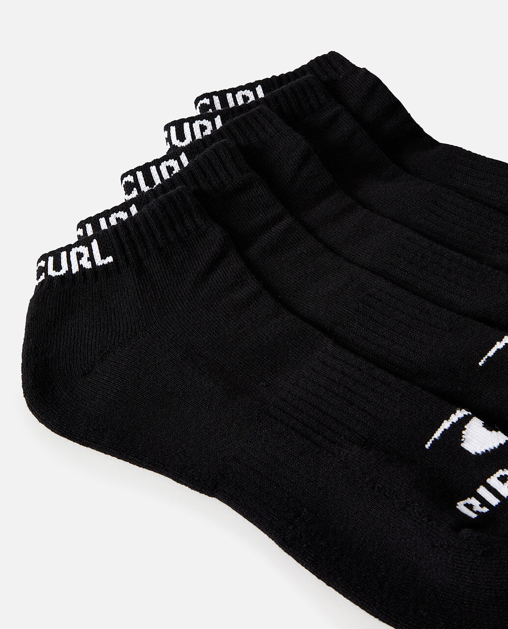 BRAND ANKLE SOCK 5 PK - black