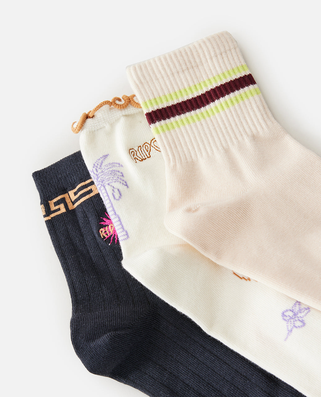 MIXED SOCKS 3PK - multico