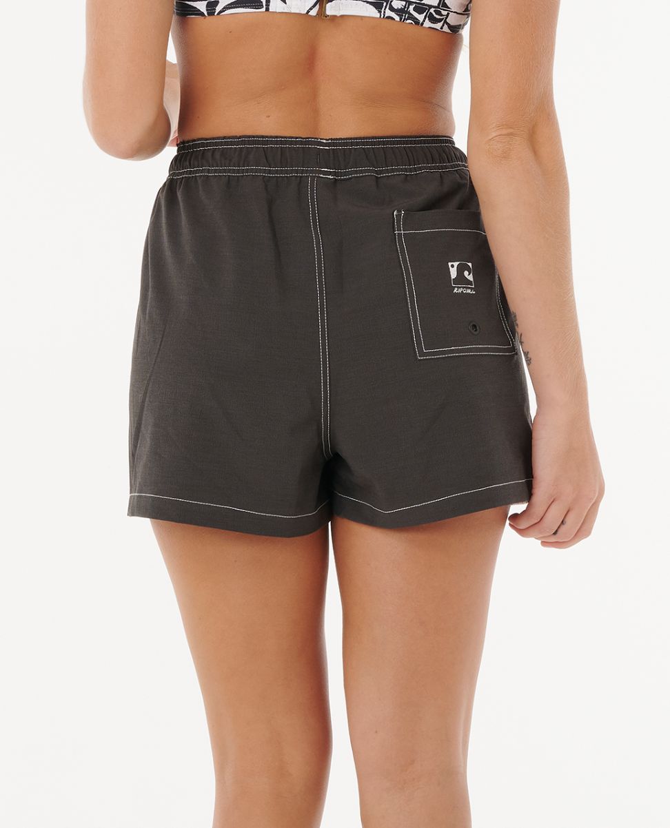 NEW WAVE 5 BOARDSHORT - black/white