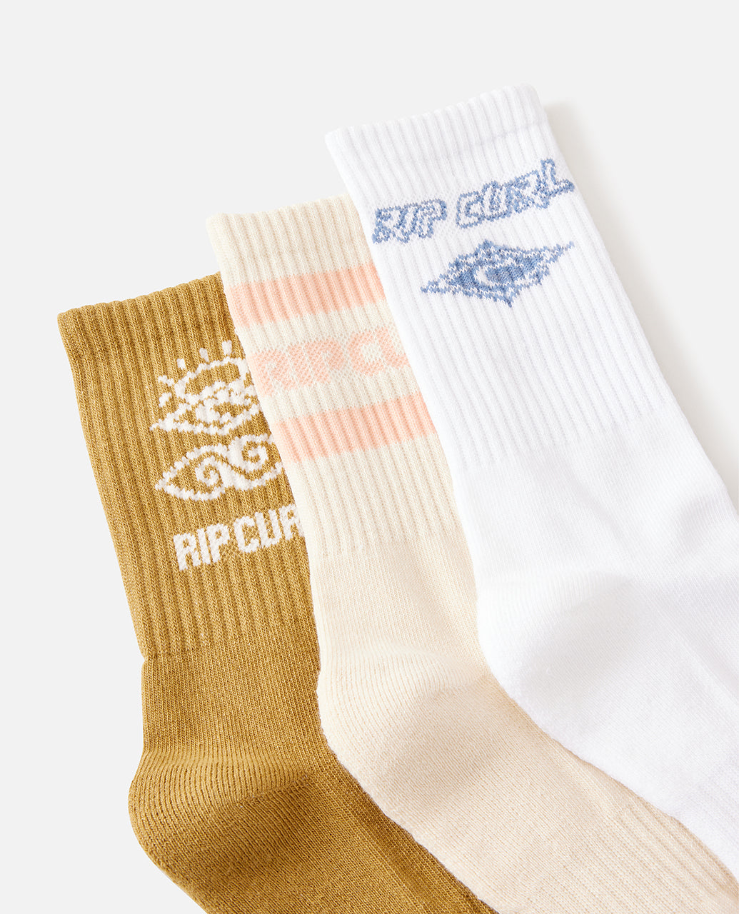 ICONS OF SURF SOCK 3-PK - bronze