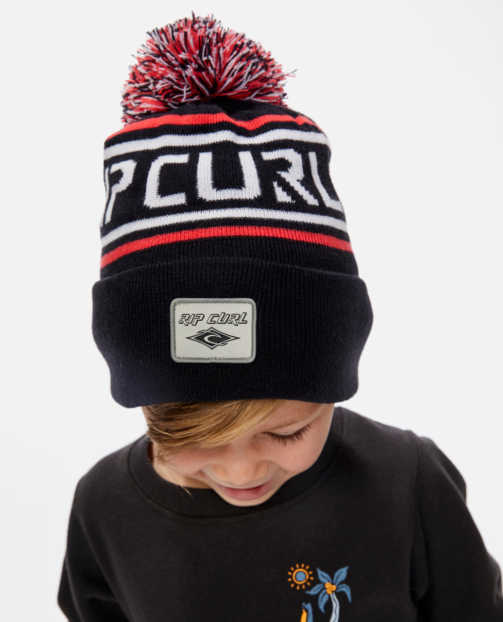 FADE OUT TALL BEANIE B - dark navy