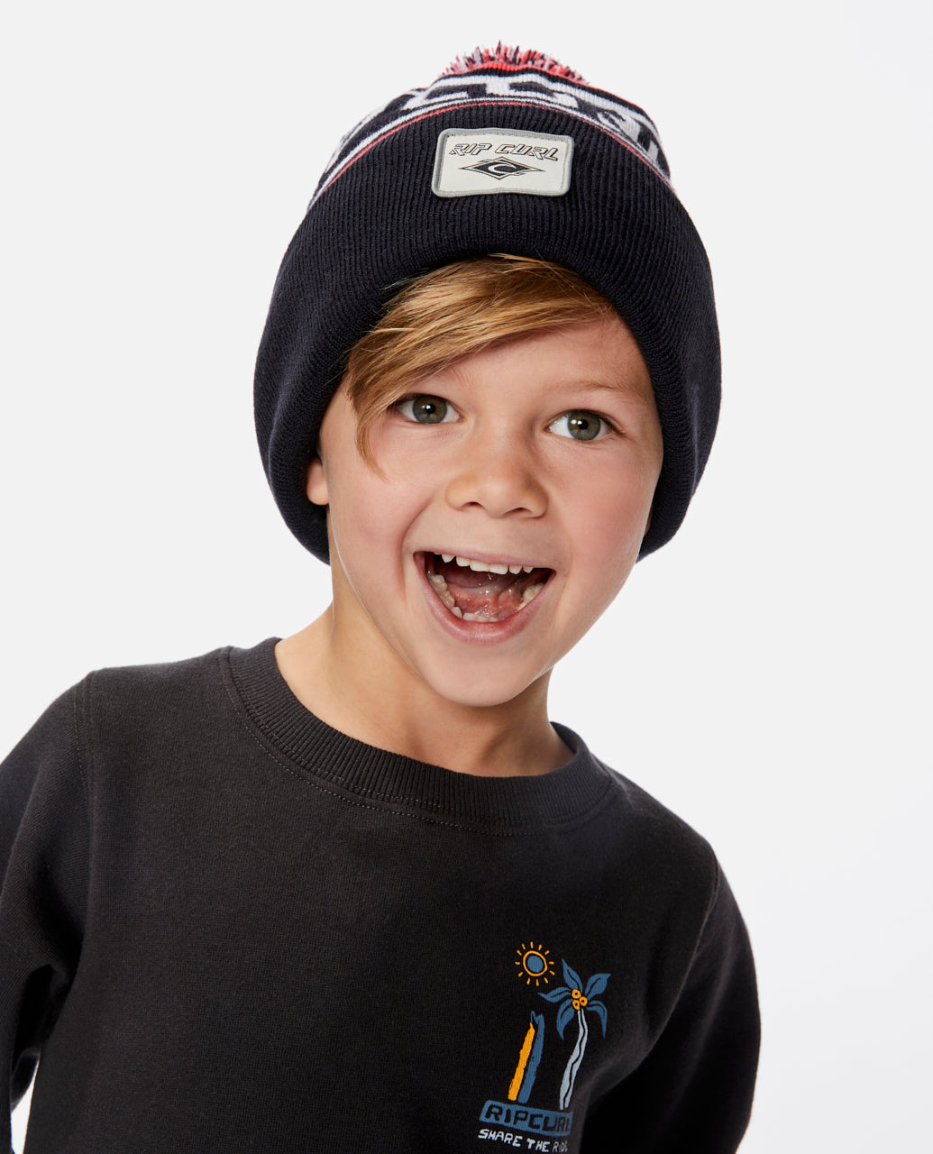 FADE OUT TALL BEANIE B - dark navy