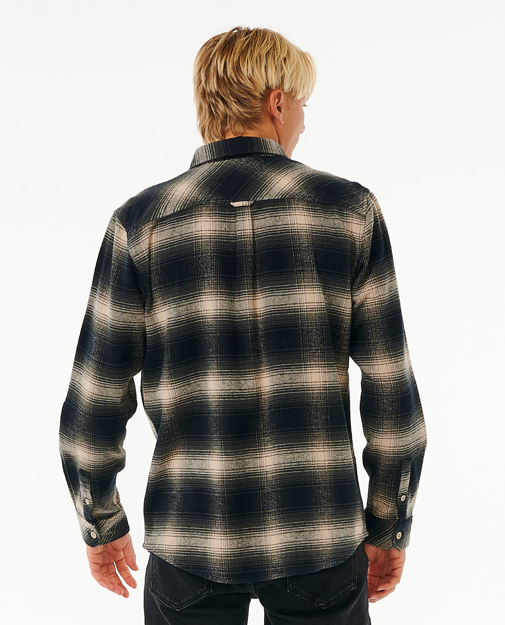 COUNT FLANNEL SHIRT - taupe