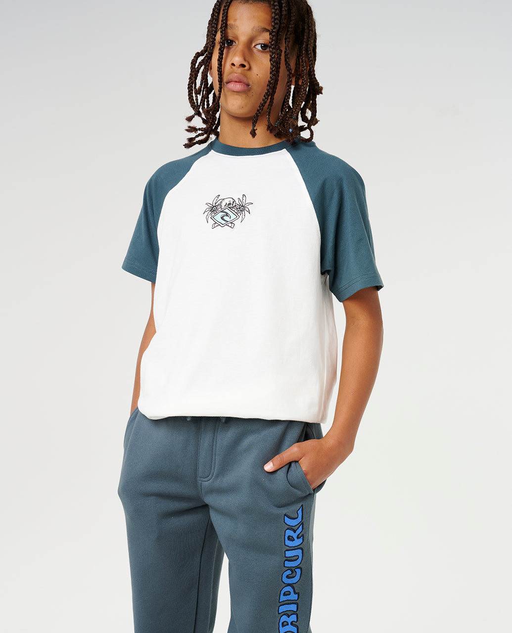 SUNSET SESH TRACKPANT B - pine night