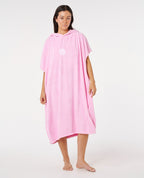 CLASSIC SURF HOODED TOWEL - pink