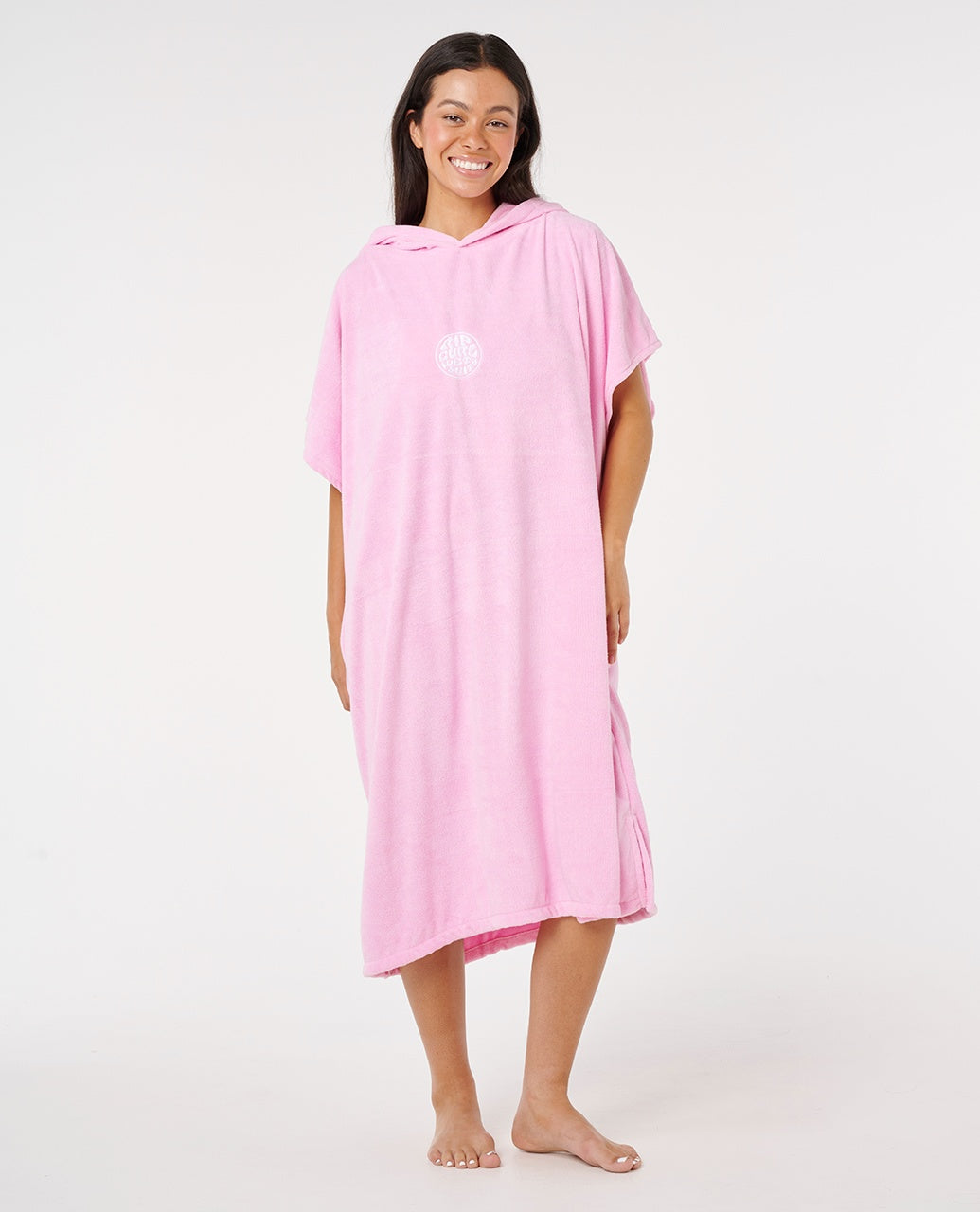 CLASSIC SURF HOODED TOWEL - pink