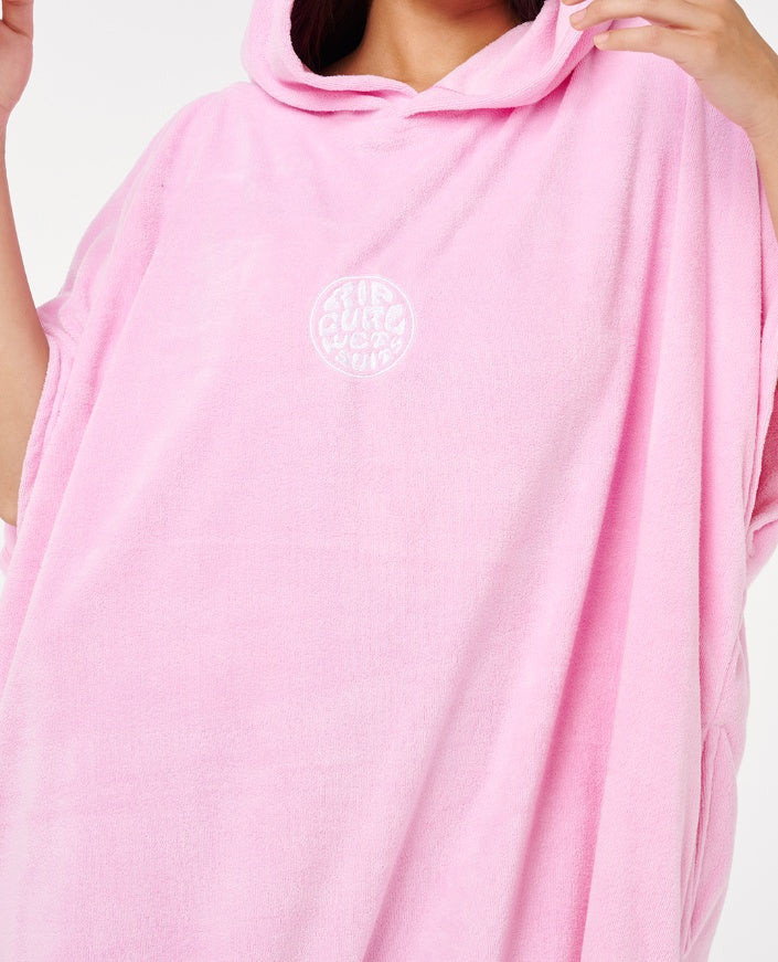 CLASSIC SURF HOODED TOWEL - pink