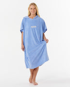 CLASSIC SURF HOODED TOWEL - blue
