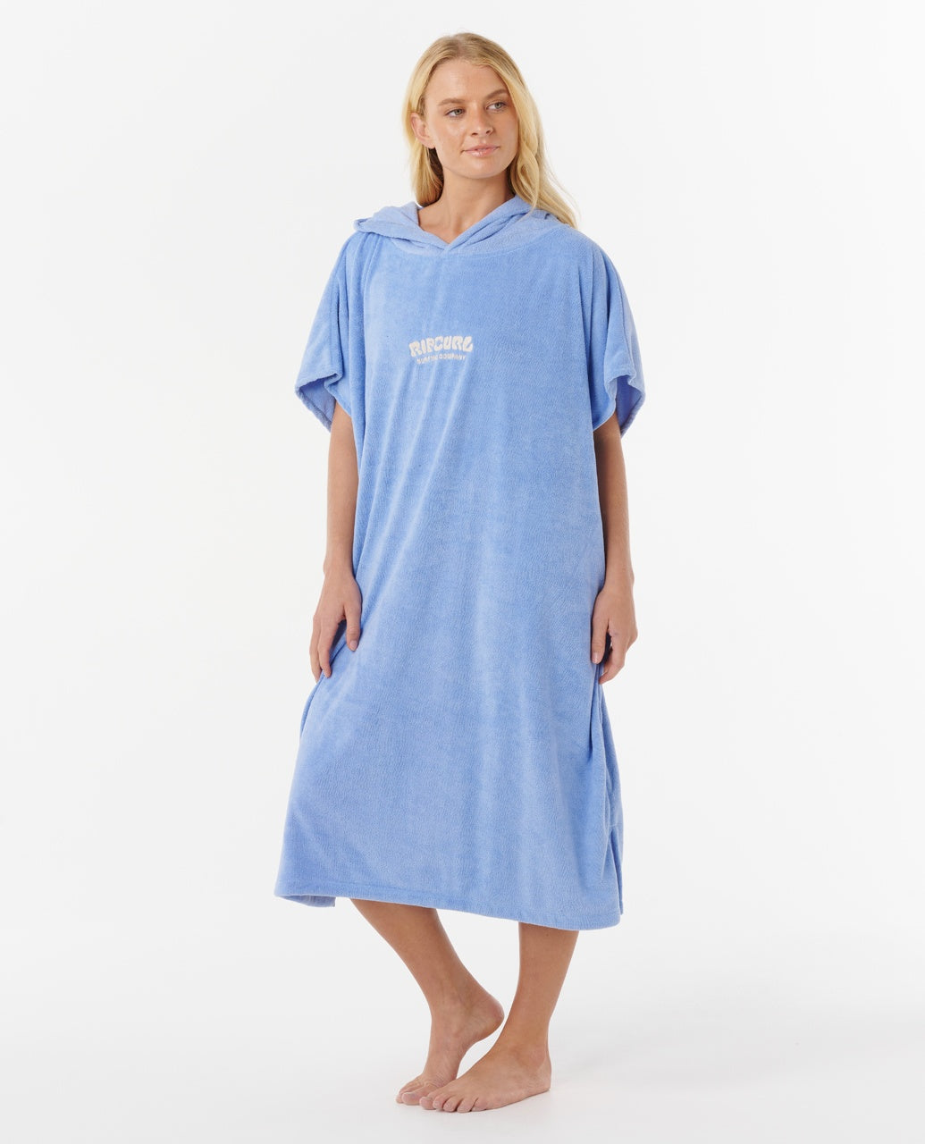 CLASSIC SURF HOODED TOWEL - blue