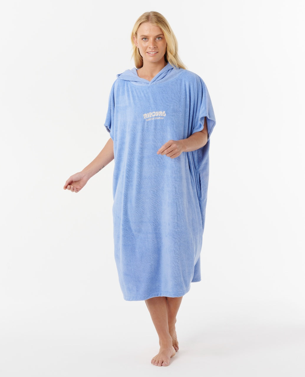CLASSIC SURF HOODED TOWEL - blue