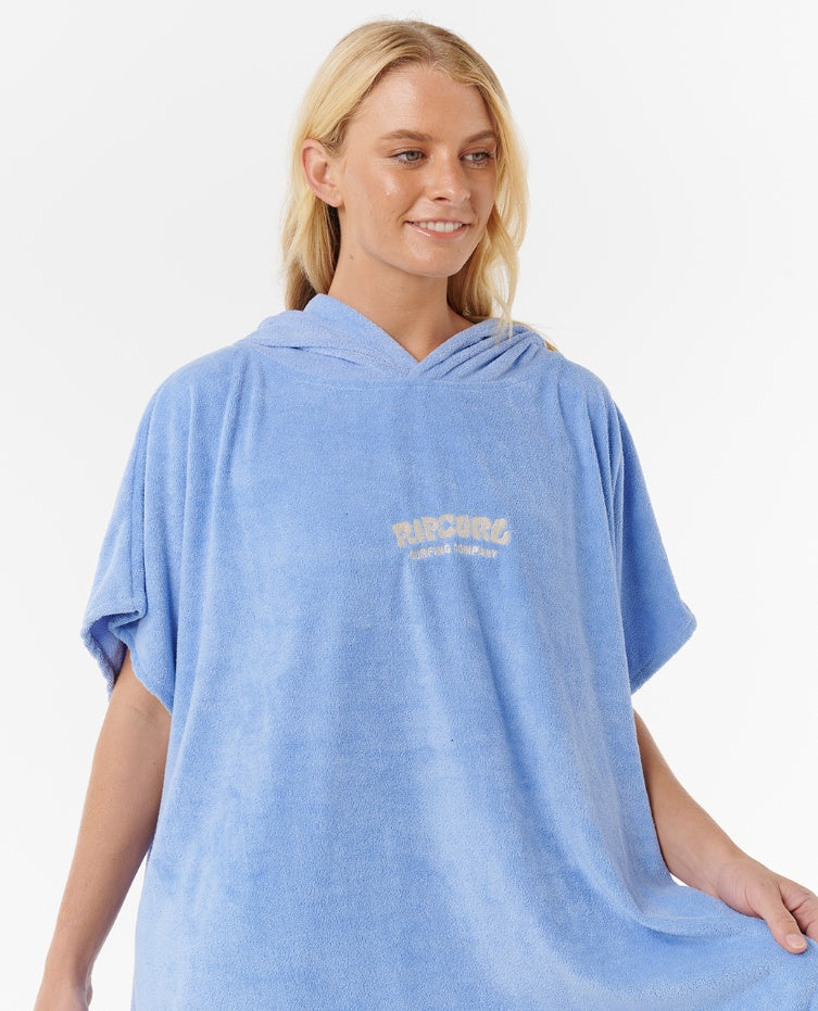 CLASSIC SURF HOODED TOWEL - blue