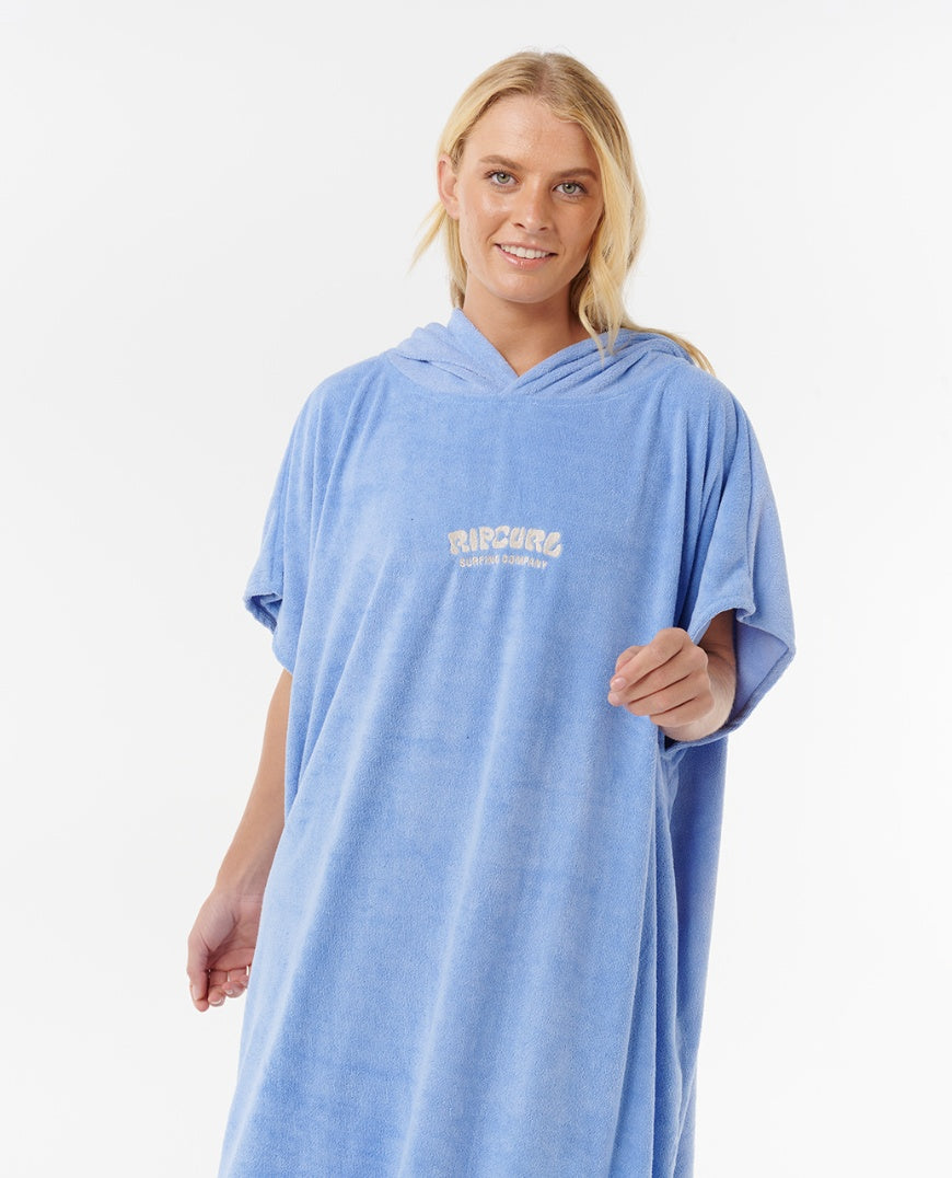 CLASSIC SURF HOODED TOWEL - blue
