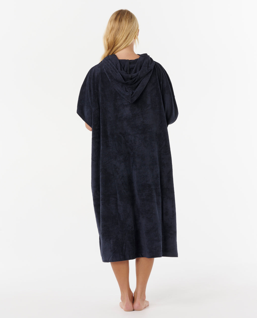 CLASSIC SURF HOODED TOWEL - black/off white
