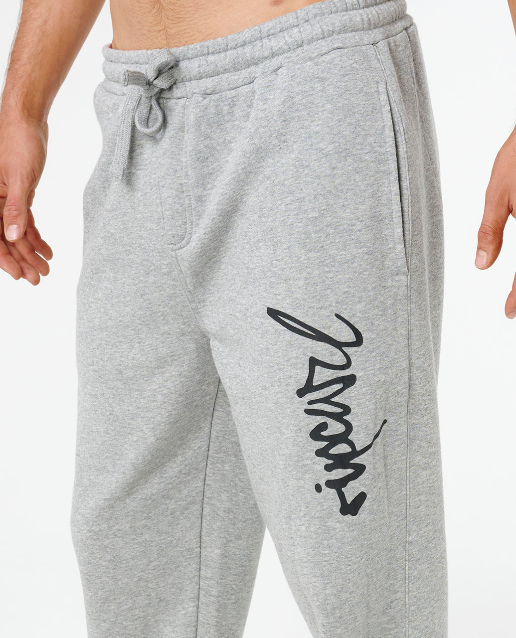 ICONS OF SURF TRACKPANT - grey mrl/blk