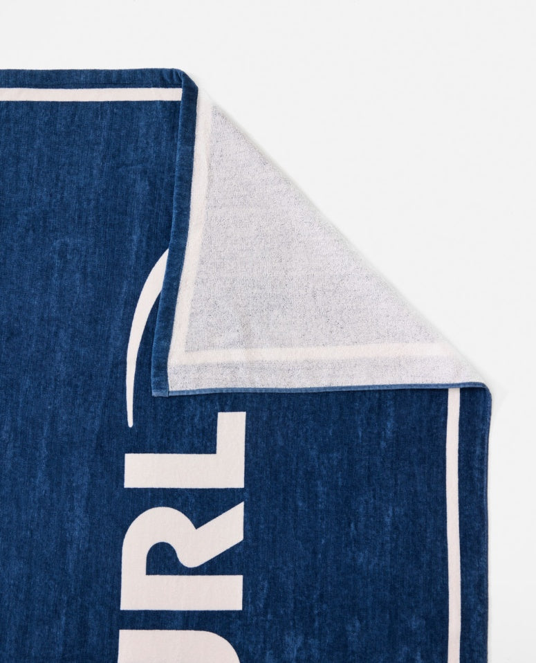 BRAND LOGO TOWEL - light navy
