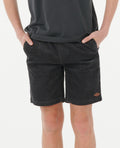 SURF CORD VOLLEY BOY - washed black