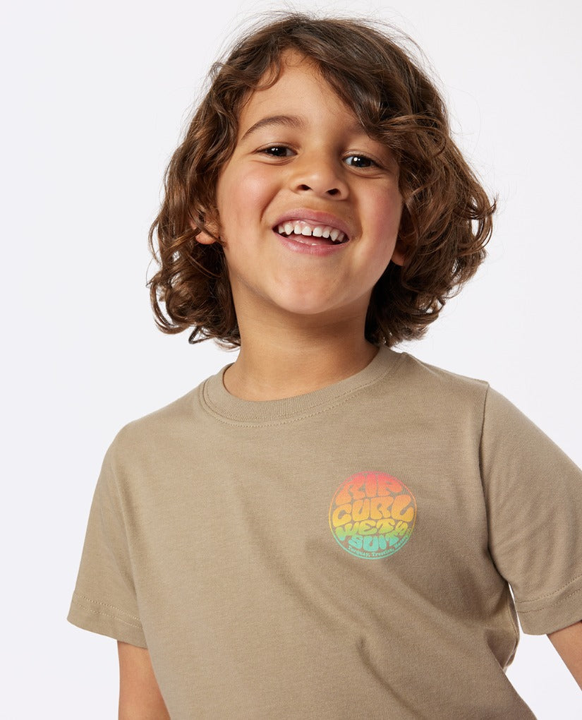 WETSUIT ICON T BOY - khaki sand