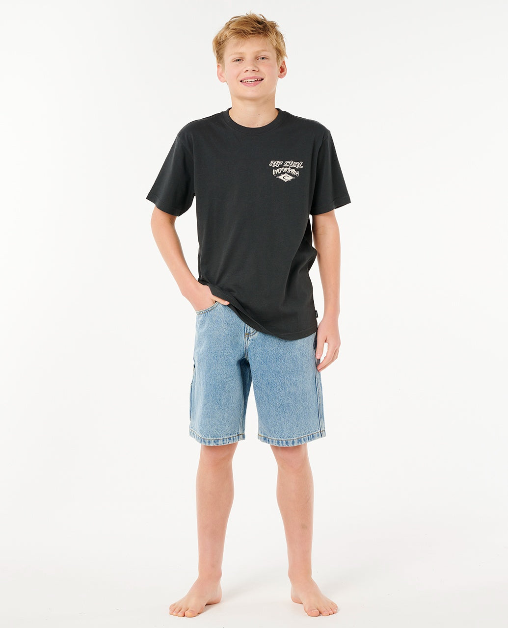 HYPED UP DENIM WKSH BOY - washed blue