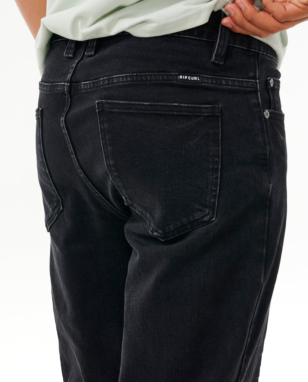 CLASSIC SURF DENIM PANT - washed black