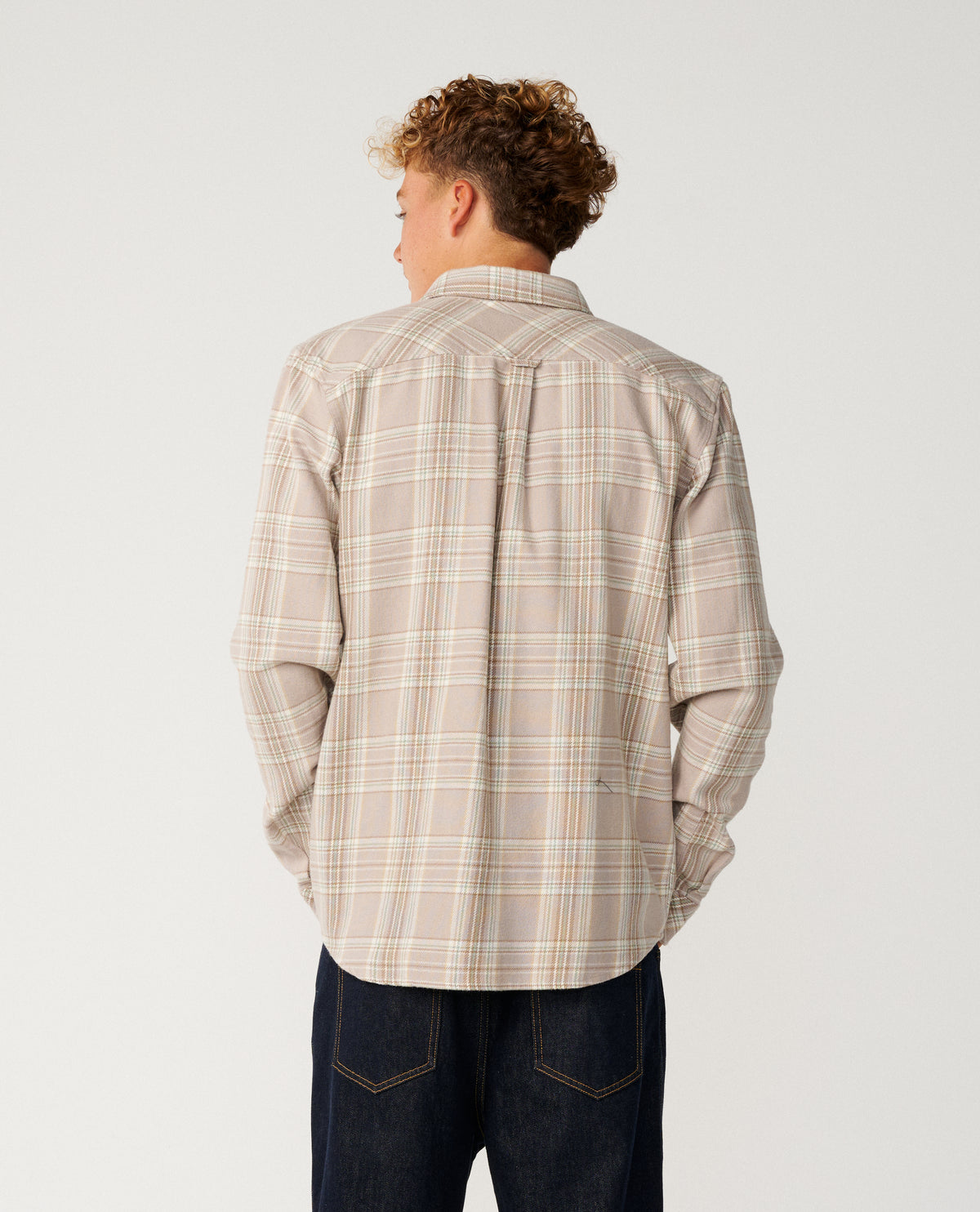 GRIFFIN FLANNEL SHIRT - stone