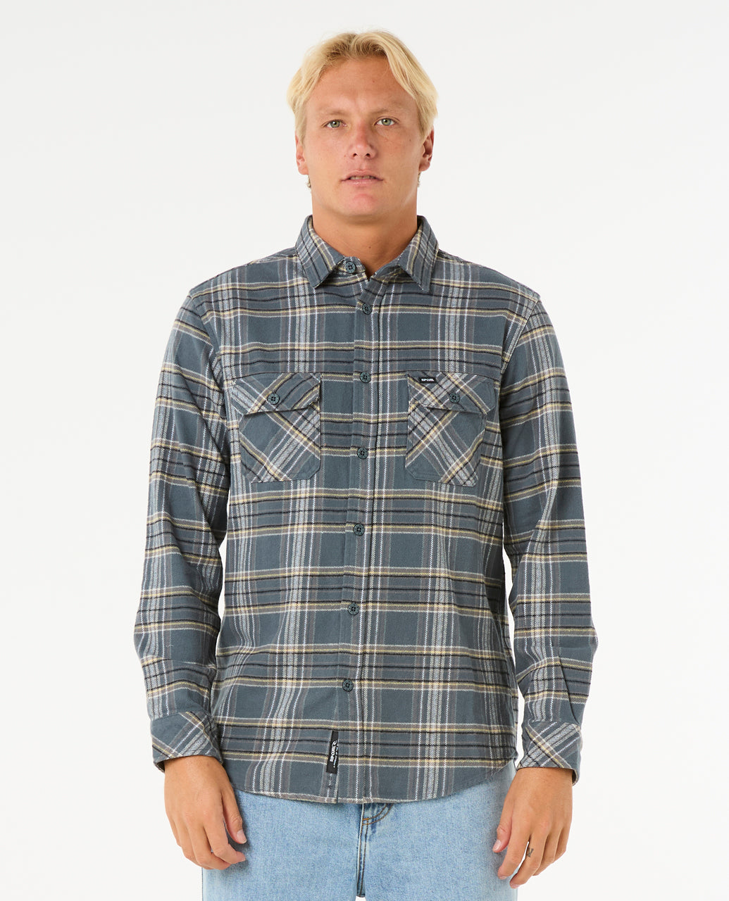 GRIFFIN FLANNEL SHIRT - pine night