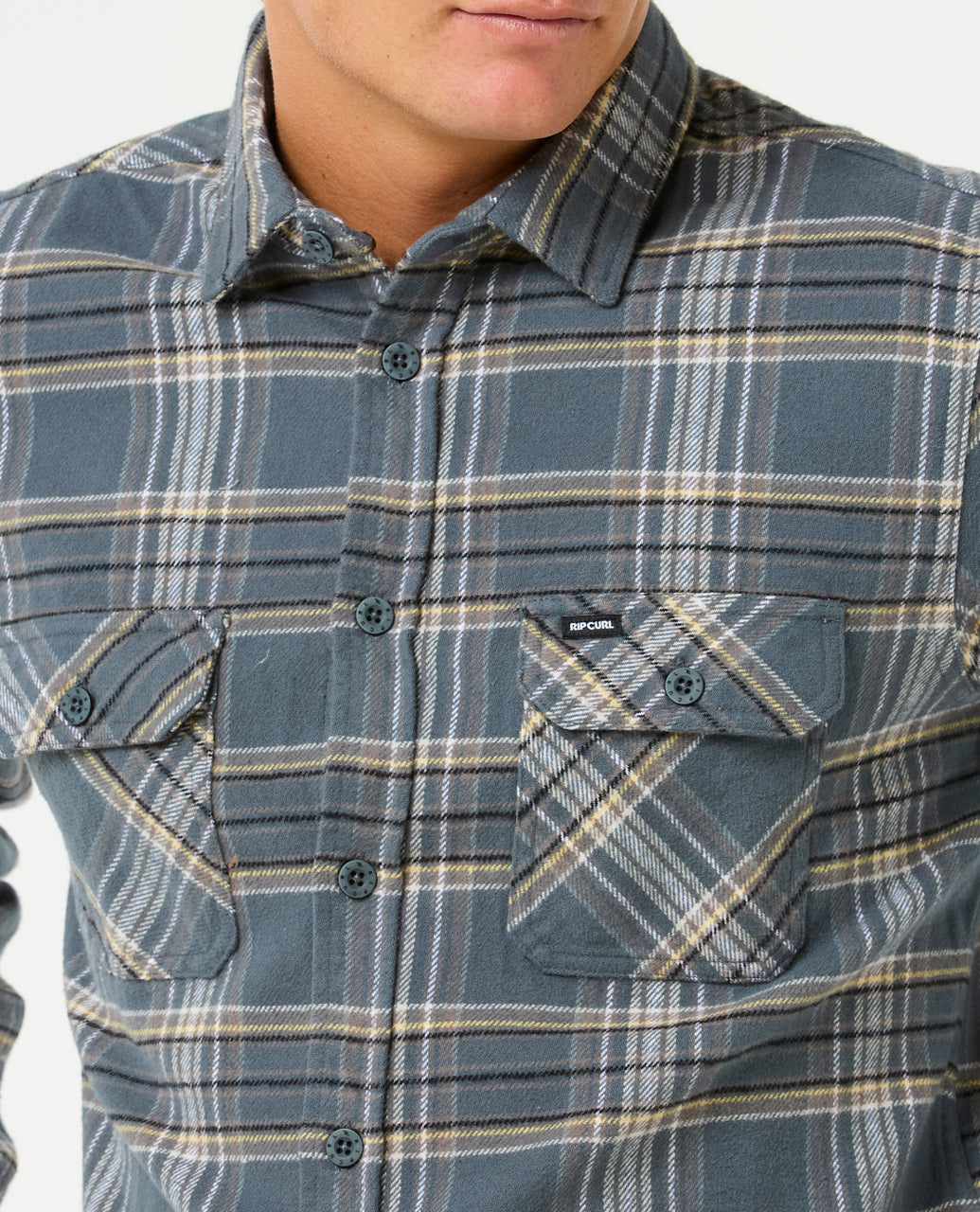 GRIFFIN FLANNEL SHIRT - pine night