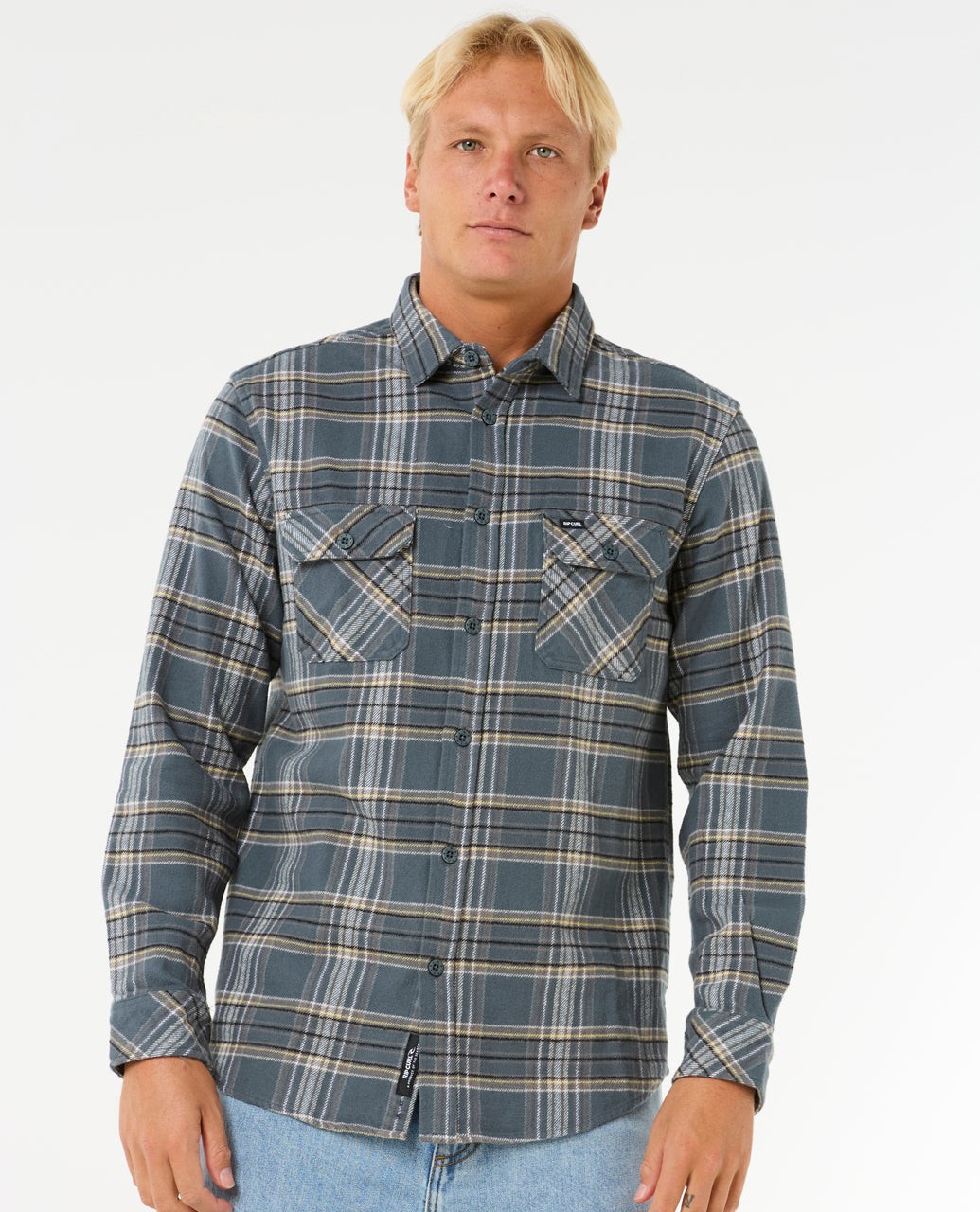 GRIFFIN FLANNEL SHIRT - pine night