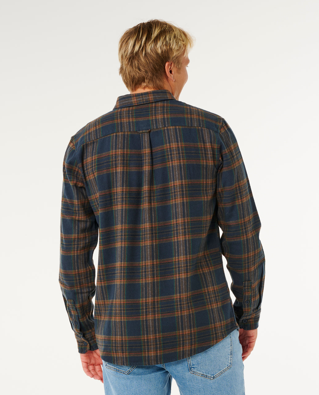 GRIFFIN FLANNEL SHIRT - dark blue