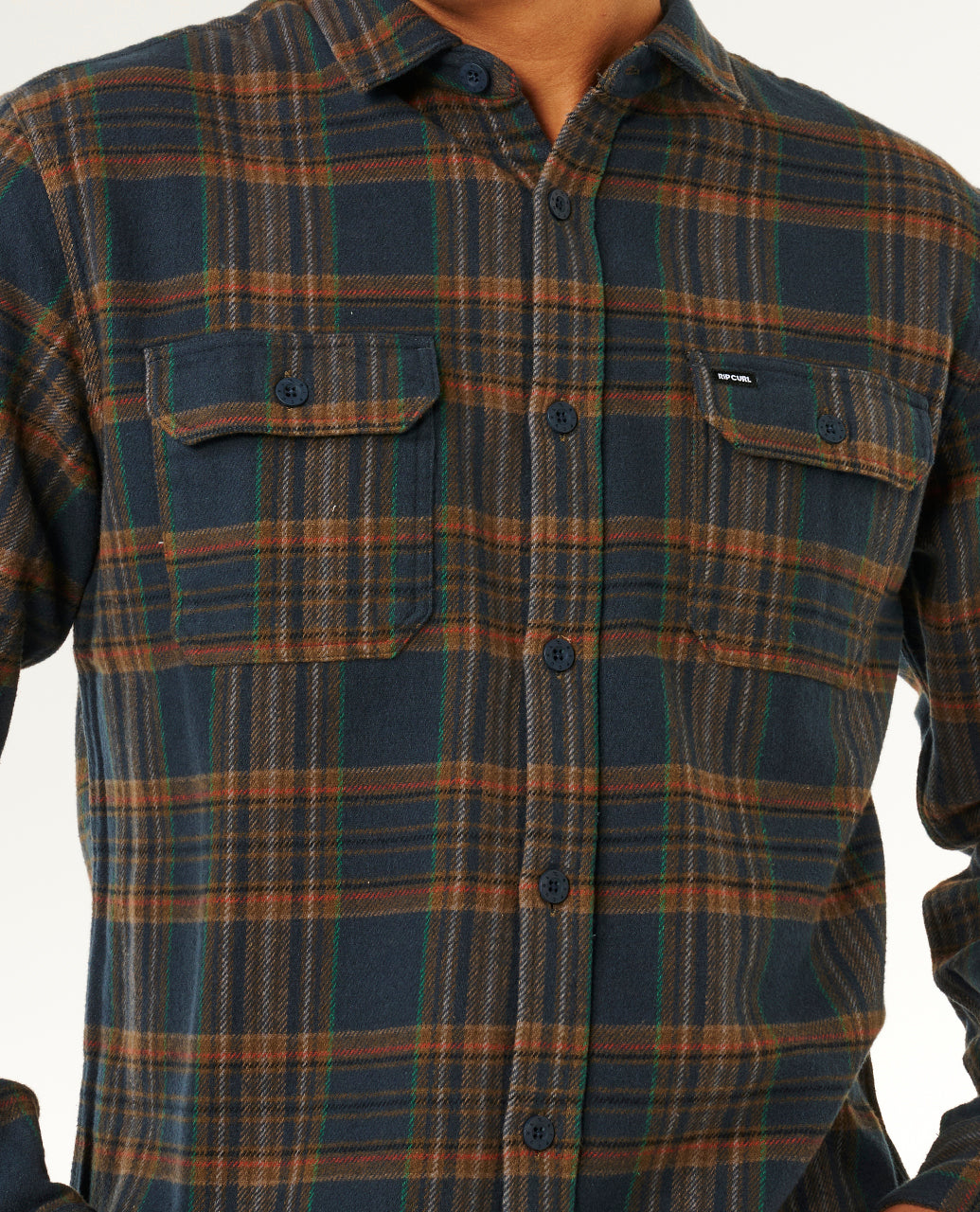 GRIFFIN FLANNEL SHIRT - dark blue