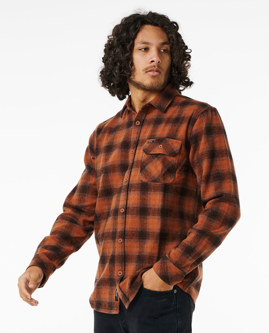 GRINNERS FLANNEL - brick
