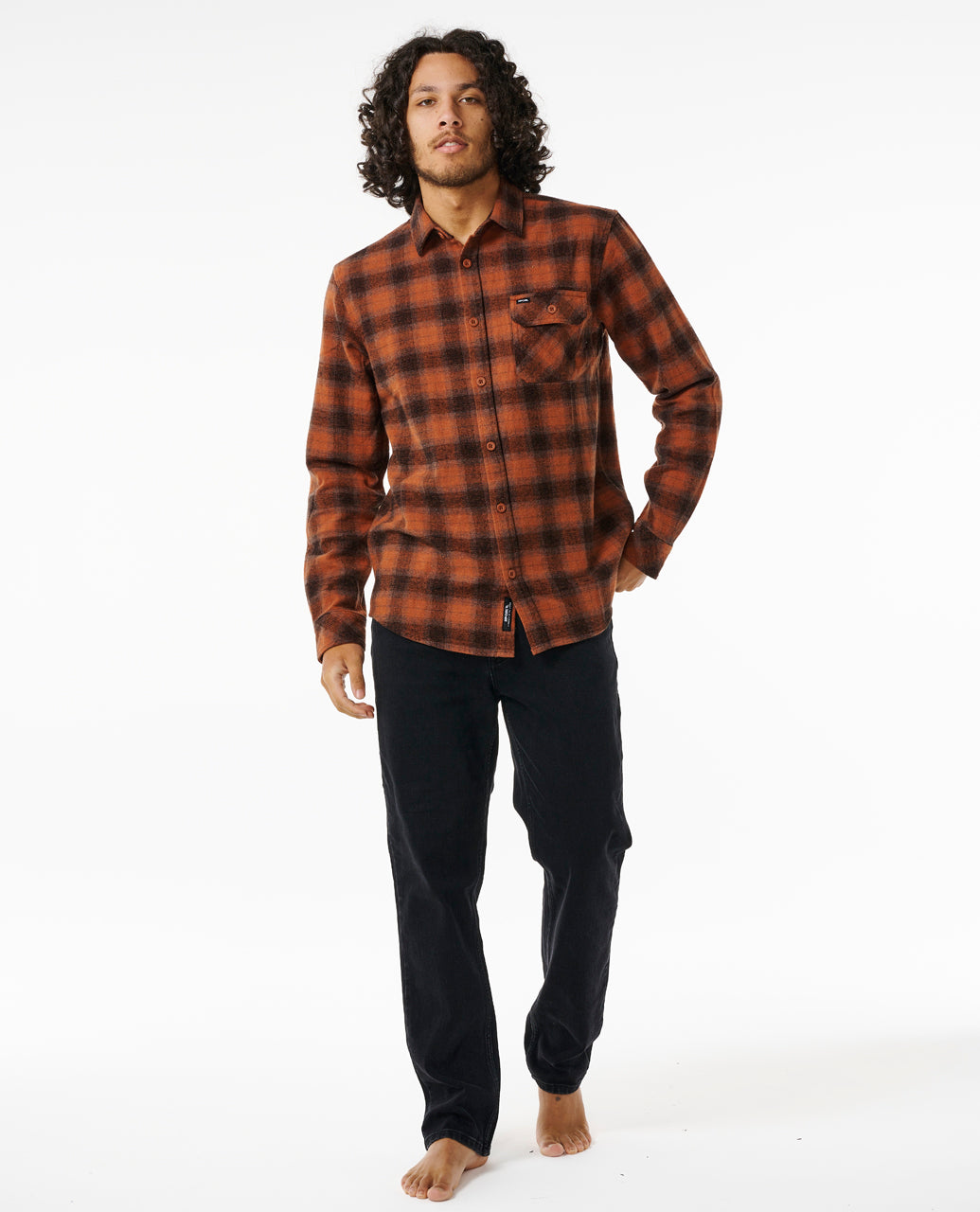 GRINNERS FLANNEL - brick