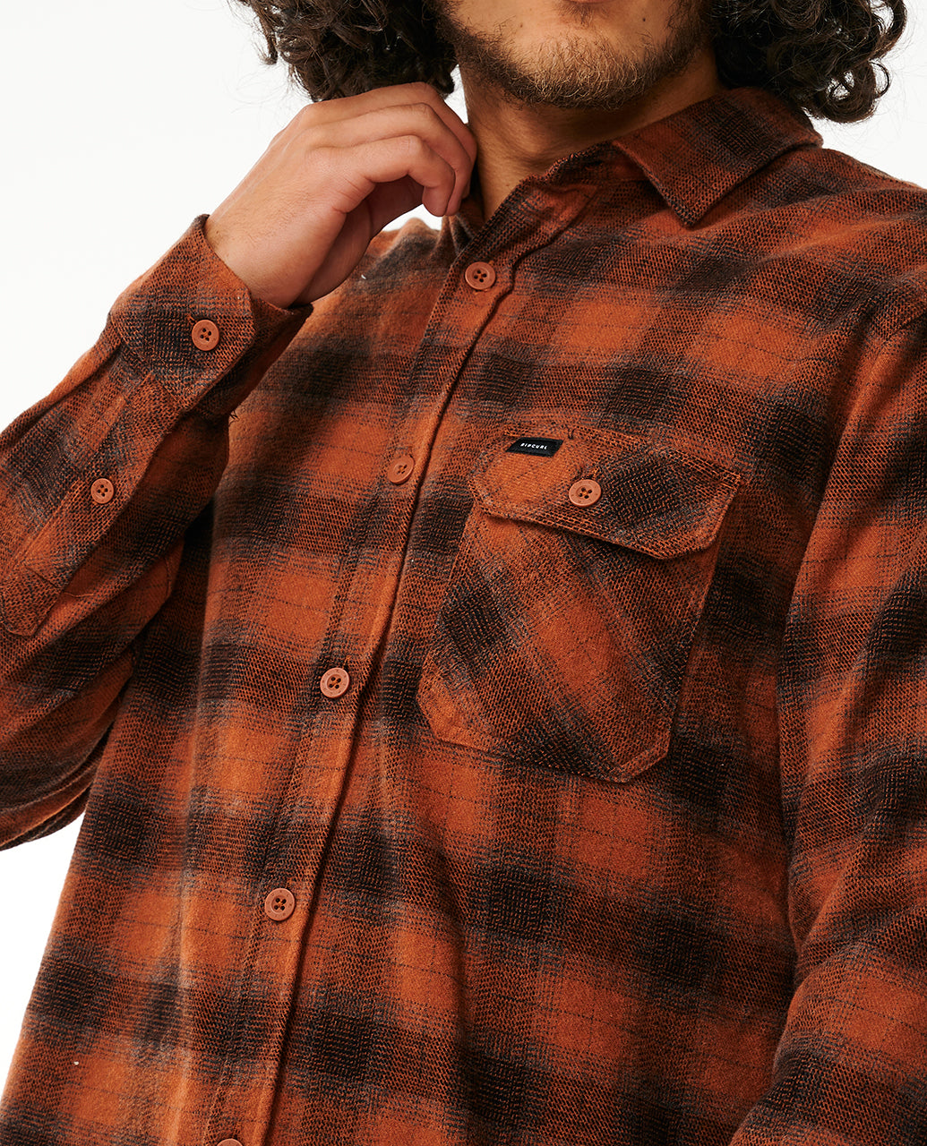 GRINNERS FLANNEL - brick