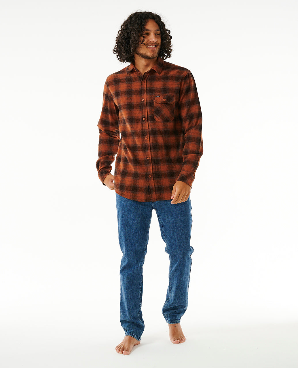 GRINNERS FLANNEL - brick