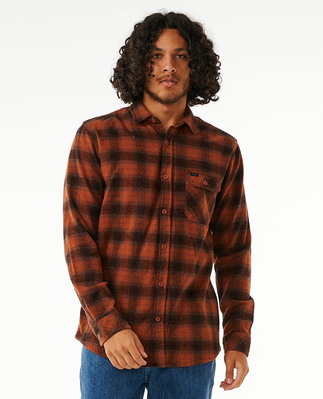 GRINNERS FLANNEL - brick