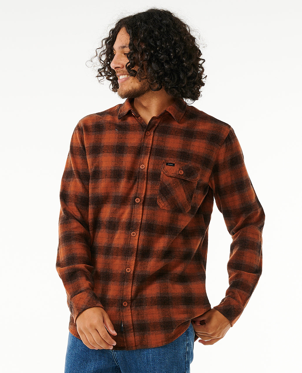 GRINNERS FLANNEL - brick