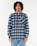GRINNERS FLANNEL - navy