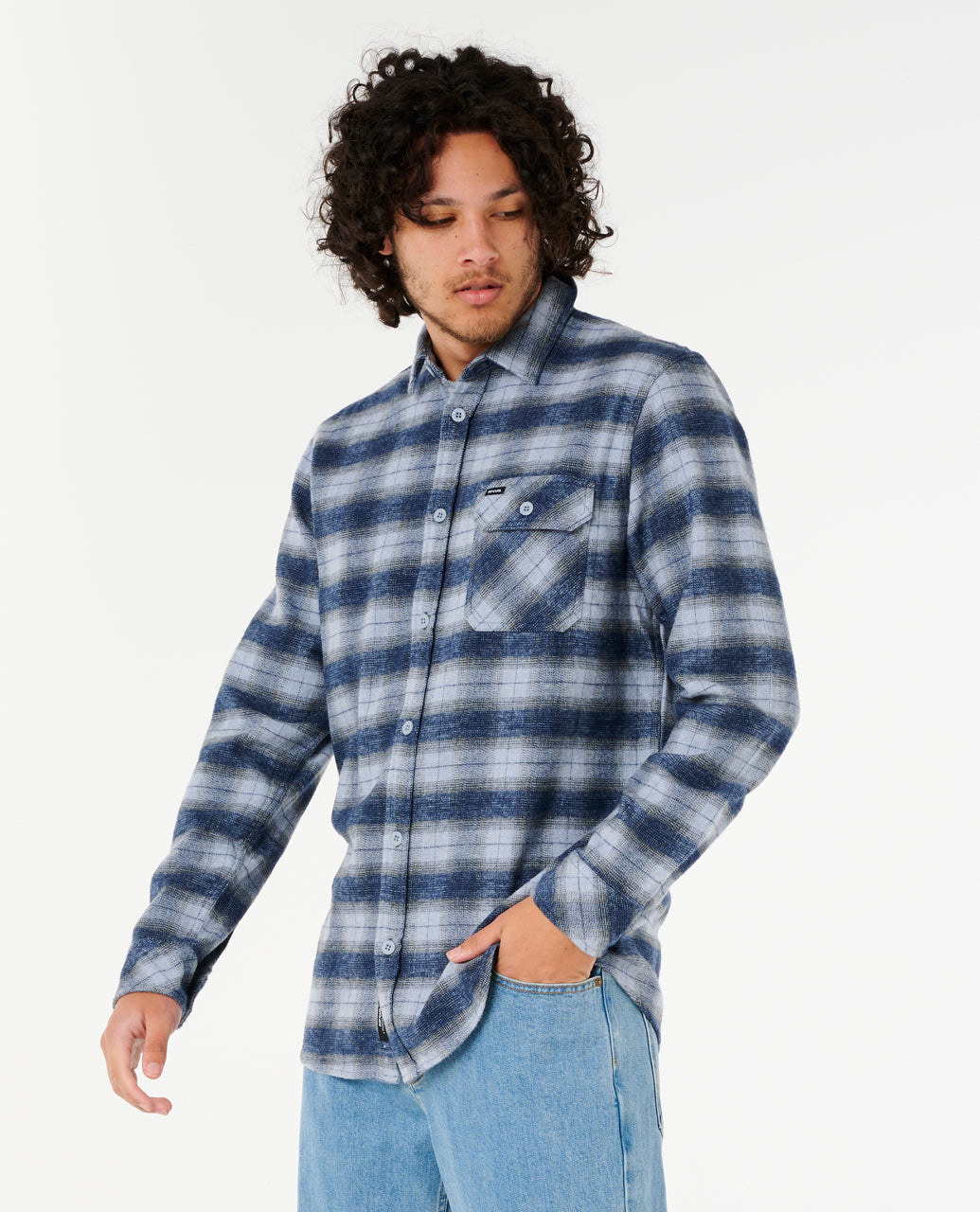 GRINNERS FLANNEL - navy
