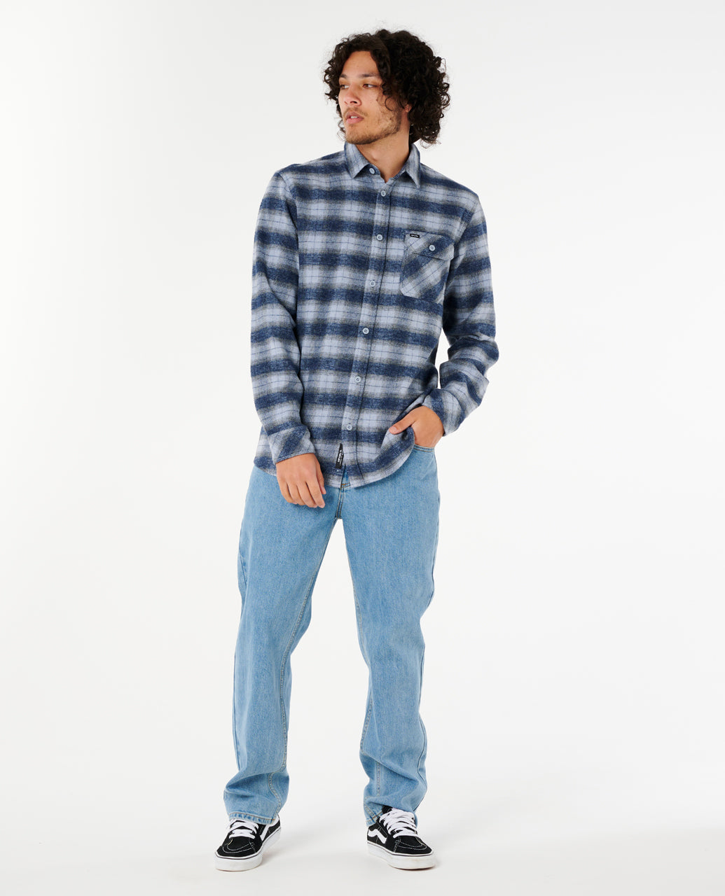 GRINNERS FLANNEL - navy