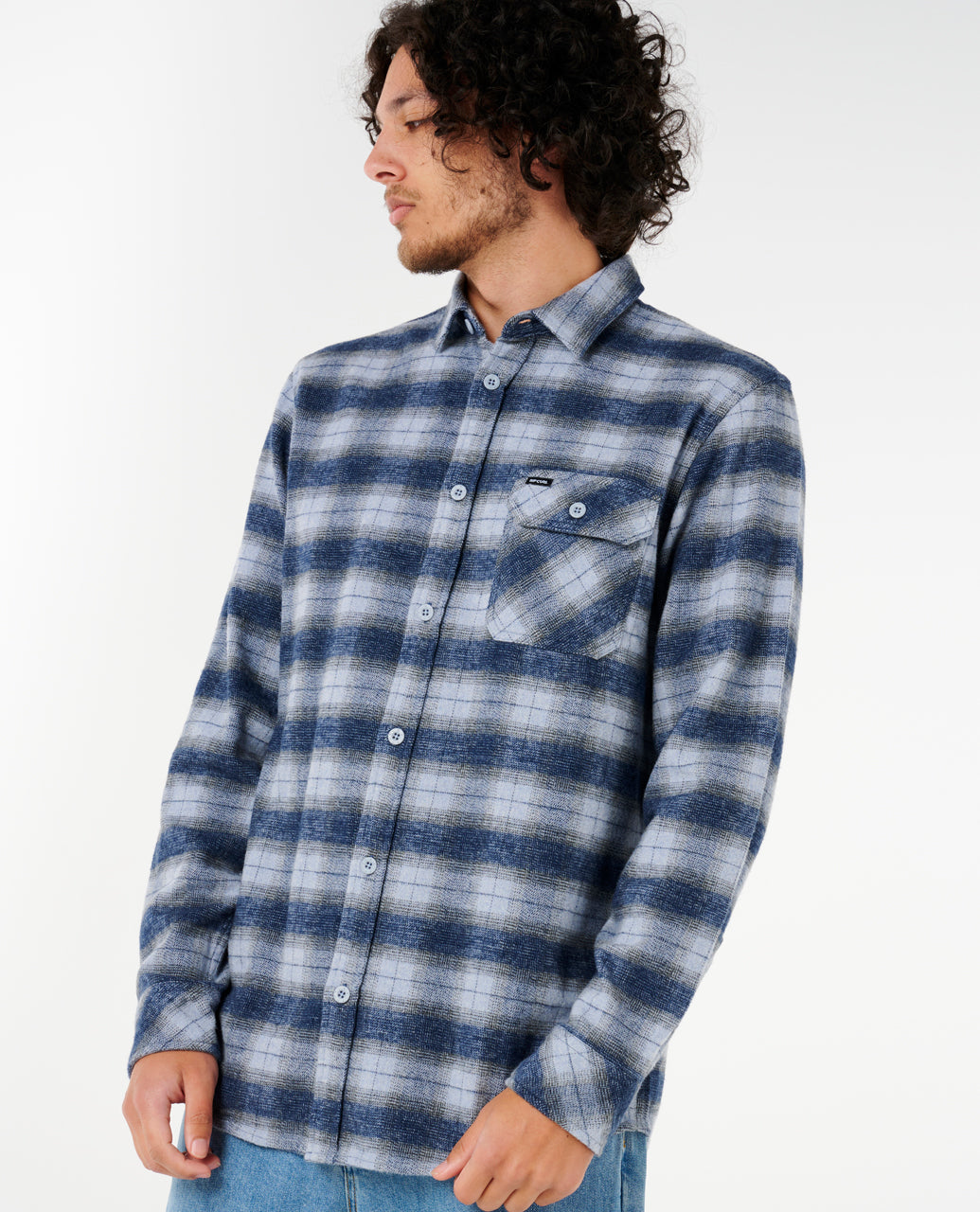 GRINNERS FLANNEL - navy