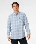 GRINNERS FLANNEL - faded denim