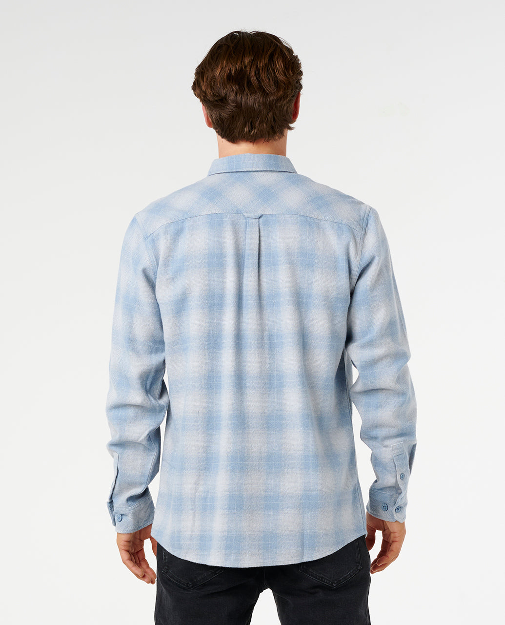 GRINNERS FLANNEL - faded denim