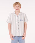 MOD CALI STRIPE SS SHIRT BOY - bluefin