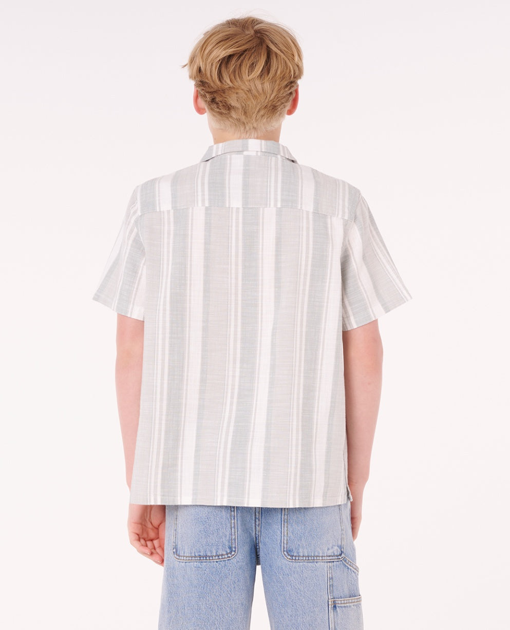 MOD CALI STRIPE SS SHIRT BOY - bluefin