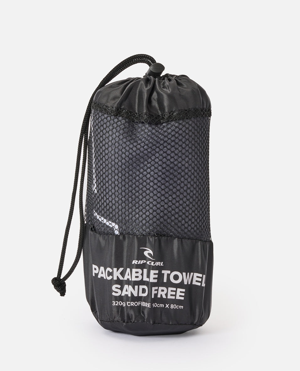 FADE OUT PACKABLE TOWEL - black/white