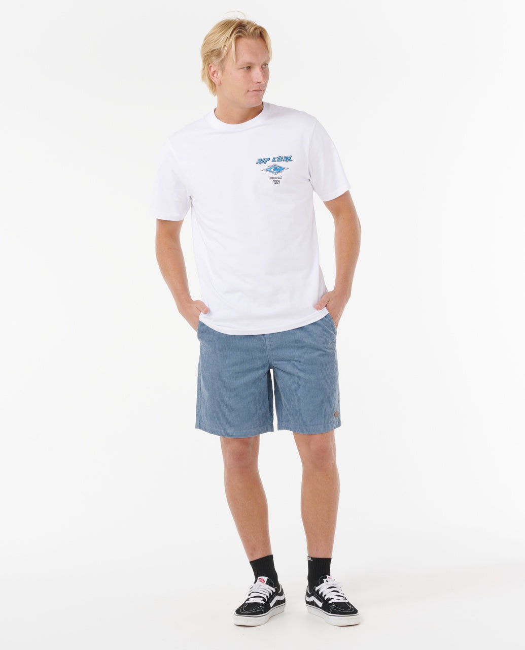 CLASSIC SURF CORD VOLLEY - bluefin