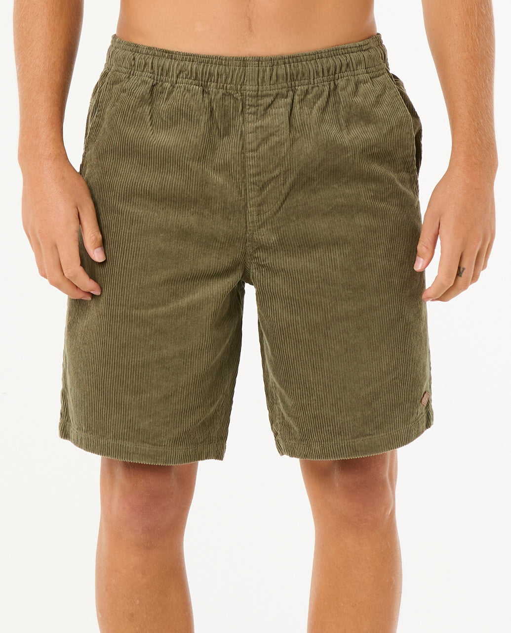 CLASSIC SURF CORD VOLLEY - dusty olive