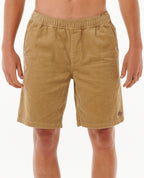CLASSIC SURF CORD VOLLEY - dark khaki